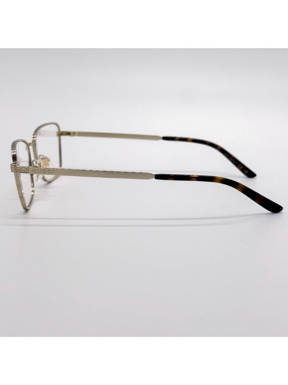 NEW GUCCI EYEGLASSES GG1880O 002 GOLD WOMEN GUCCI EYEWEAR - Picture 6 of 10